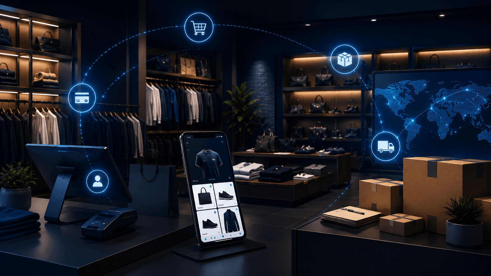Dashboard de ventas e inventario para retail y ecommerce